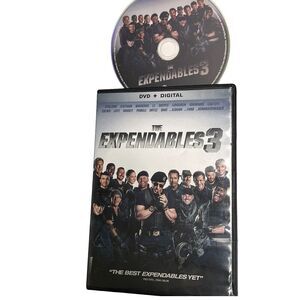 🍁3/$18 Expendables 3 - DVD - VERY GOOD -‎ Action Movie No Digital AQV-A
